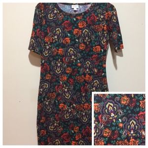 LuLaRoe Julia (pencil dress)- Small (US 4-6)